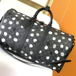 Keepall 45 travel bag with polka dot pattern