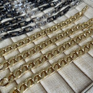 LV gold Cuban bracelet