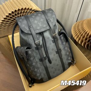 Christopher Small Backpack Black Gray Flower