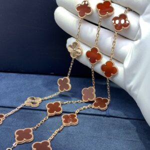 VCA classic red agate bracelet
