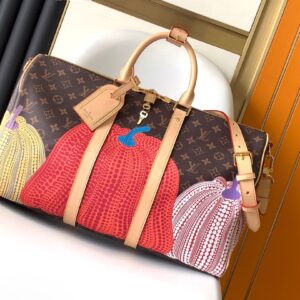 LV x YK Keepall 45 55 Travel Bag