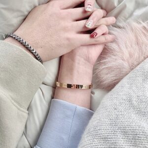 Love Bracelet Gold PVD 1.0mm