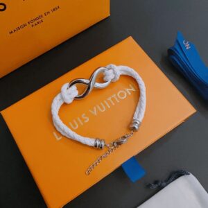 Louis Vuitton cow leather blue bracelet