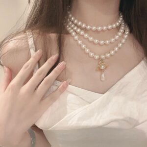 Westwood Three-Layer Pearl Necklace
