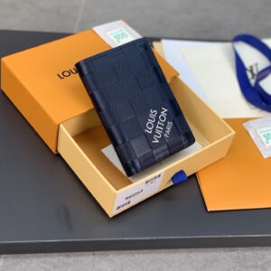 M60543 blue card holder leather wallet