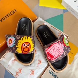 Pool Pillow Comfortable Sandals with Animal Pattern