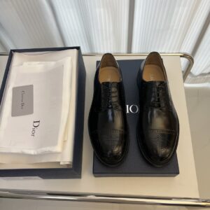 Dior leather formal derby shoes