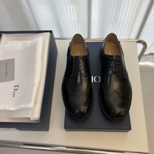 Dior leather formal derby shoes