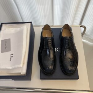 Dior leather formal derby shoes
