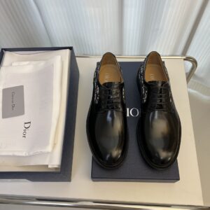Dior leather formal derby shoes