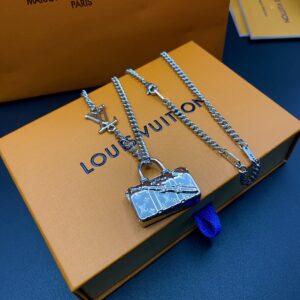 Louis Vuitton newest lock head necklace