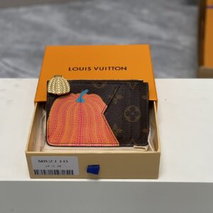 Romy LV x Yayoi Kusama card wallet