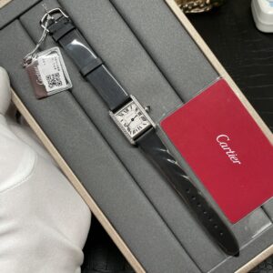 Caetier Cartier Tank Series 29.5x22 Swiss quartz silver dial