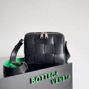 Black designer shoulder bag