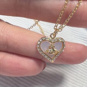 Vivienne Westwood Saturn Pearl Necklace