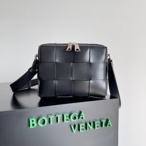 Black designer shoulder bag