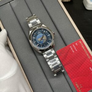 Omega Seamaster world time steel bracelet watch