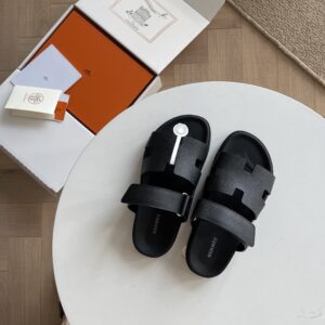 H brand cow leather functional cool sandals