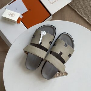 H brand cow leather functional cool sandals