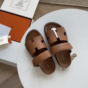 H brand cow leather functional cool sandals