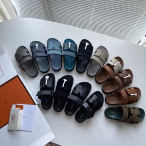 Hermès Epsom leather sandal