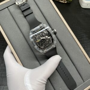 Crystal tourbillon watch