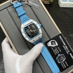 White ceramic tourbillon watch