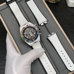 Exploded series ceramic watch rainbow diamond