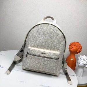 Rider shoulder bag with Oblique print fabric