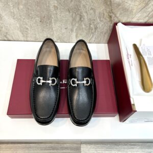 Ferragamo men's formal leather dress shoes