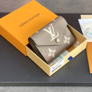 Compact Victorine Money Clip Monogram Empreinte Gray