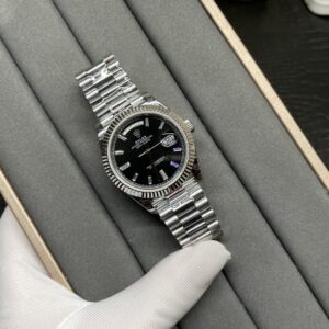 Rolex Datejust Double Date Black Sugar 2836 Movement