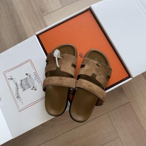 H brand cow leather functional cool sandals
