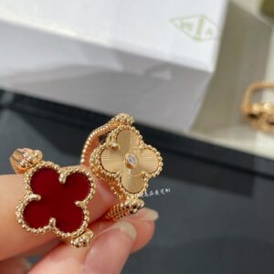 New flip ring two-sided wearing ring