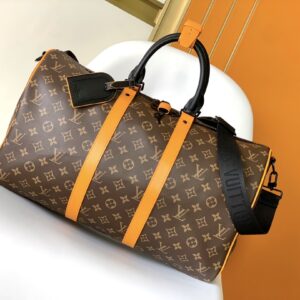 Keepall Bandoulière 45 travel bag with signature monogram