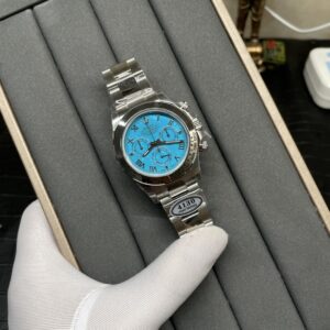 Rolex Dayton Series Platinum Customized Green Turquoise Dial