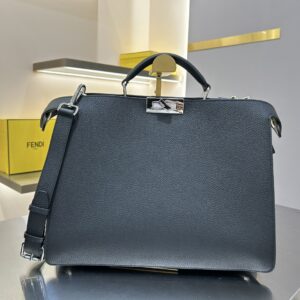 Fendi new men's peekaboo hand bag with sophisticated design