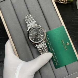 Rolex Datejust 41mm Gray Dial Fifth Gear 3235 Movement 72 Hours