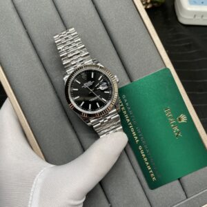 Rolex Datejust 41mm Black Dial Fifth Gear 3235 Movement 72 Hours