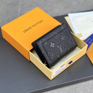 Compact Clea Money Clip Monogram Empreinte Black Dots