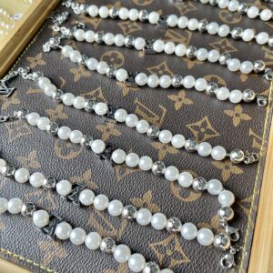 Pearl charm bracelet