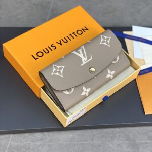 Zippy Wallet Emilie Monogram Empreinte Apricot