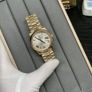 Rolex Datejust Double Date Gold White Dial 2836 Movement 40mm