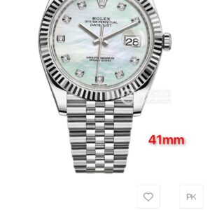 Rolex Datejust 41mm 36mm shell face watch