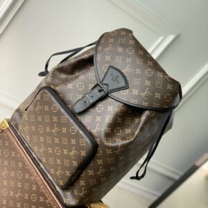 Montsouris shoulder bag with monogram eclipse canvas