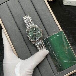 Rolex Datejust 36mm Mint Green 3235 Movement 72 Hours 11.7mm Thickness