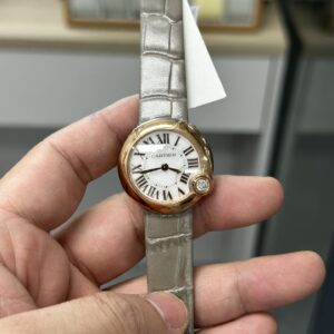 V6告白气球 white mother-of-pearl 33 Swiss quartz watch