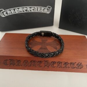 Chrome Hearts vintage leather rope bracelet