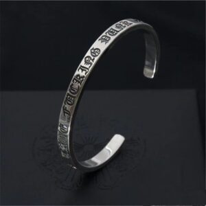 Crown heart adjustable bangle