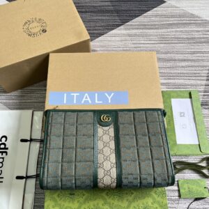 Mini red mini GG canvas handbag